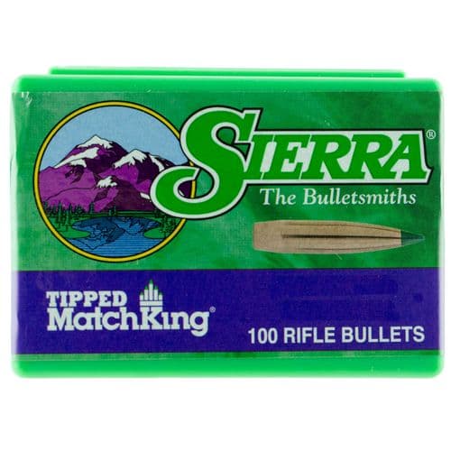 Sierra 7430 Tipped MatchKing 6.5mm .264 130 GR Tipped MatchKing 100 Box Sierra 7430 Tipped MatchKing 6.5mm .264 130 GR Tipped MatchKing 100 Box
