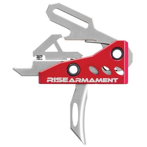 Rise Armament RA535APT RA-535 High Performance AR-Platform Silver/Red Hardcoat Anodized Single-Stage Straight 3.50 lbs Rise Armament RA535APT RA-535 High Performance AR-Platform Silver/Red Hardcoat Anodized Single-Stage Straight 3.50 lbs