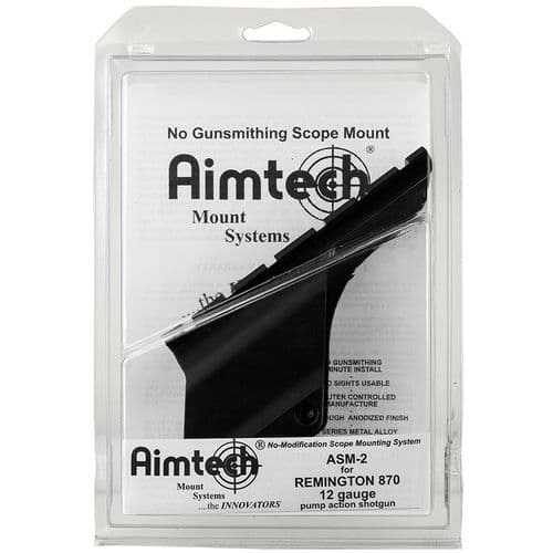 Aimtech ASM2 Saddle Mount
12 Gauge Rem 870 Satin Black Aimtech ASM2 Saddle Mount
12 Gauge Rem 870 Satin Black