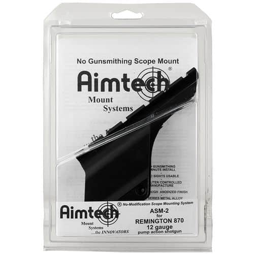 Aimtech ASM2 Saddle Mount
12 Gauge Rem 870 Satin Black Aimtech ASM2 Saddle Mount
12 Gauge Rem 870 Satin Black