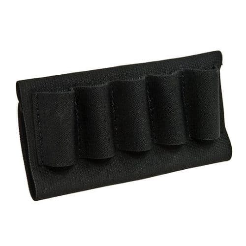 Blackhawk 74SH02BK Buttstock Shell Holder 5 Rounds Black Nylon Blackhawk 74SH02BK Buttstock Shell Holder 5 Rounds Black Nylon
