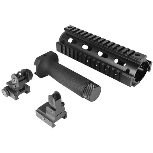 Aim Sports ACAR01 AR/M4 Combo Kit AR-15, M4, M16 Aluminum/Polymer Black Anodized Aim Sports ACAR01 AR/M4 Combo Kit AR-15, M4, M16 Aluminum/Polymer Black Anodized