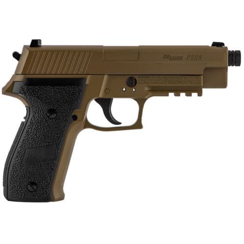 Sig Sauer Airguns AIR226F P226 Air
.177 Pellet CO2 16 Round Black/FDE Sig Sauer Airguns AIR226F P226 Air
.177 Pellet CO2 16 Round Black/FDE