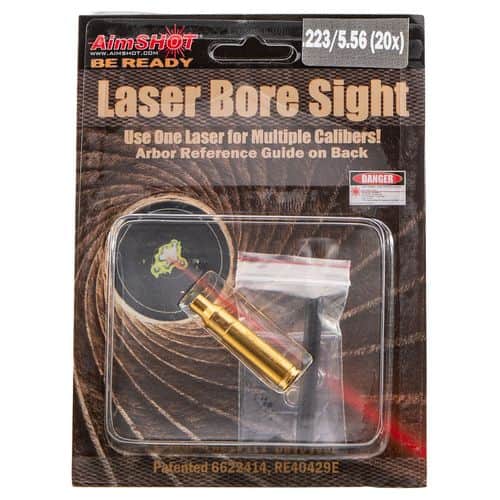 Aimshot BS22320X Boresight Laser 223 20x Laser Boresighter Cartridge 223 Rem Brass Aimshot BS22320X Boresight Laser 223 20x Laser Boresighter Cartridge 223 Rem Brass