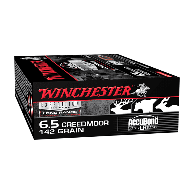 Winchester Ammo S65LR Expedition Big Game Long Range 6.5 Creedmoor 142 gr AccuBond Long Range 20 Bx/ 10 Cs Winchester Ammo S65LR Expedition Big Game Long Range 6.5 Creedmoor 142 gr AccuBond Long Range 20 Bx/ 10 Cs