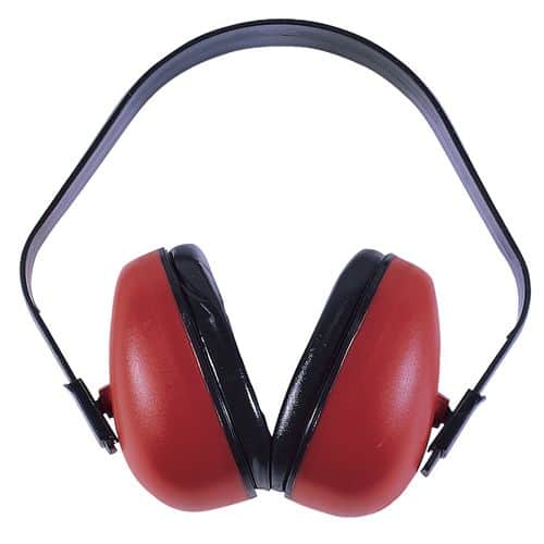Radians DF0310HC Def-Guard Earmuffs NRR 23dB Red/Black Radians DF0310HC Def-Guard Earmuffs NRR 23dB Red/Black