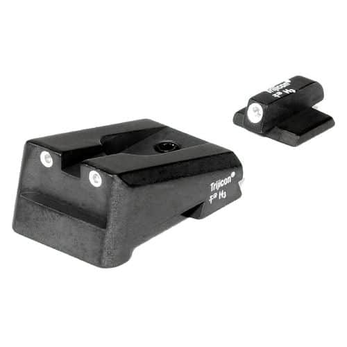 Trijicon 600161 CA22 Bright and Tough Night Sights Colt 1911 Government Enhanced Tritium Green w/White Outline Black Trijicon 600161 CA22 Bright and Tough Night Sights Colt 1911 Government Enhanced Tritium Green w/White Outline Black