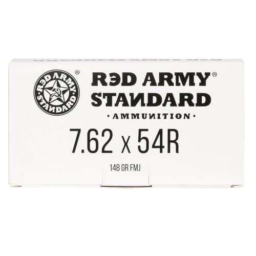 Red Army Standard Red Army Standard 7.62x54mmR 148 gr Full Metal Jacket 20 Bx/ 50 Cs Red Army Standard Red Army Standard 7.62x54mmR 148 gr Full Metal Jacket 20 Bx/ 50 Cs