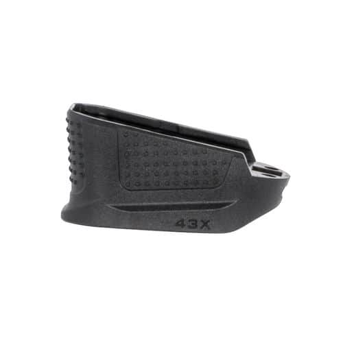 Strike EMPG43XBK Enhanced Magazine Plate +2 for Glock 43x Black Polymer Strike EMPG43XBK Enhanced Magazine Plate +2 for Glock 43x Black Polymer