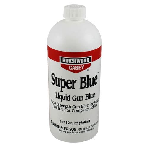 Birchwood Casey 13432 Super Blue Liquid Gun Blue 32 oz Bottle Birchwood Casey 13432 Super Blue Liquid Gun Blue 32 oz Bottle