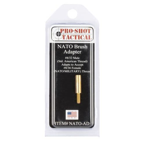 Pro-Shot NATO-AD Nato Adapter Rifle 8-32 to 8-36 Brass Pro-Shot NATO-AD Nato Adapter Rifle 8-32 to 8-36 Brass