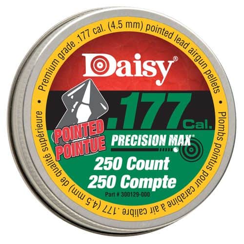 Daisy 987777406 PrecisionMax .177 Pellet Lead Pointed Field Pellet 250 Daisy 987777406 PrecisionMax .177 Pellet Lead Pointed Field Pellet 250