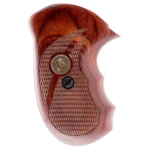 Pachmayr 63000 Renegade Laminate Revolver Grip Panels S&W J Frame Round Butt Checkered Wood Laminate Rosewood Pachmayr 63000 Renegade Laminate Revolver Grip Panels S&W J Frame Round Butt Checkered Wood Laminate Rosewood
