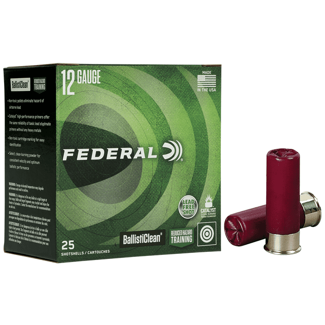 Federal BC13200 BallistiClean Law Enforcement 12 Gauge 2.75" 9 Pellets Copper 00 Buck Shot 25 Per Box Federal BC13200 BallistiClean Law Enforcement 12 Gauge 2.75" 9 Pellets Copper 00 Buck Shot 25 Per Box