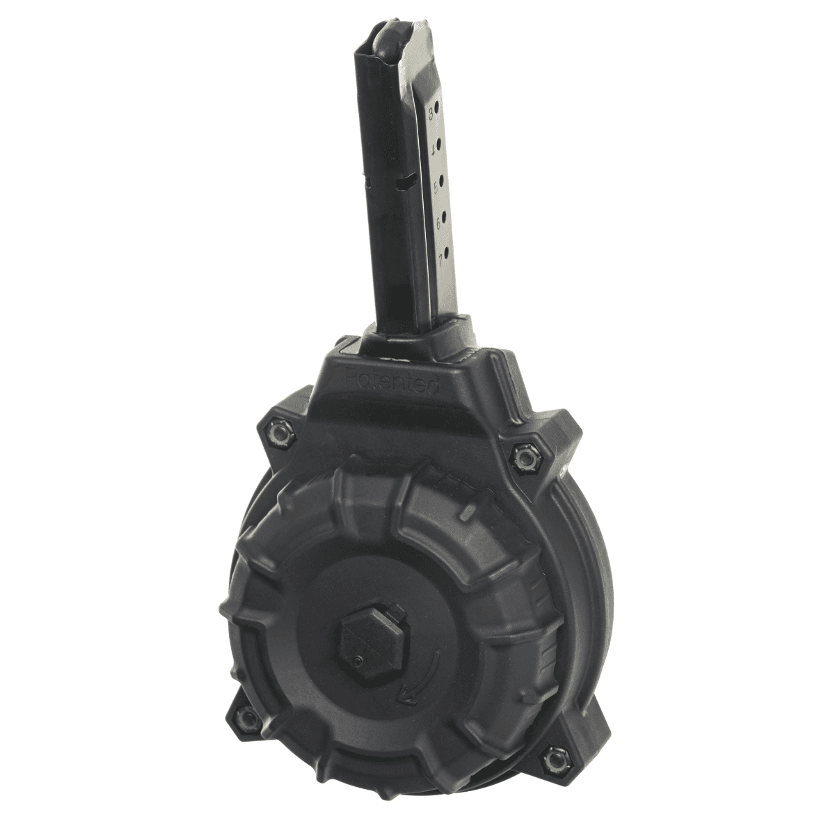 ProMag Standard Drum Magazine, 50rd 9mm Luger Fits S&W M&P Shield - DRMA15 ProMag Standard Drum Magazine, 50rd 9mm Luger Fits S&W M&P Shield - DRMA15