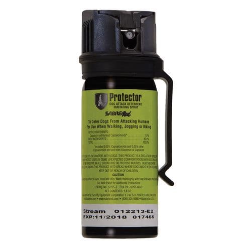 Sabre SRPMK3 Dog Spray  Capsaicin 15 ft Range w/Belt Clip Sabre SRPMK3 Dog Spray  Capsaicin 15 ft Range w/Belt Clip