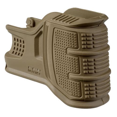 FAB DEFENSE FX-MOJOT Mojo Mag-Well with Replaceable Grips 5.56 NATO Polymer FDE Finish FAB DEFENSE FX-MOJOT Mojo Mag-Well with Replaceable Grips 5.56 NATO Polymer FDE Finish
