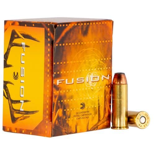 Federal F44SF1 Fusion 44 Rem Mag 240 gr Fusion Soft Point 20 Bx/ 10 Cs Federal F44SF1 Fusion 44 Rem Mag 240 gr Fusion Soft Point 20 Bx/ 10 Cs