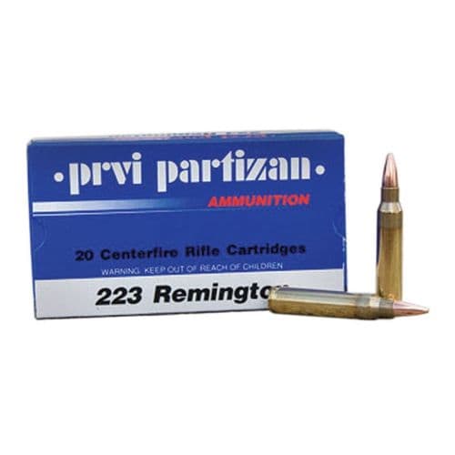 PRVI PPU .223 Remington 62 Grain 20 Rounds Per Box PRVI PPU .223 Remington 62 Grain 20 Rounds Per Box