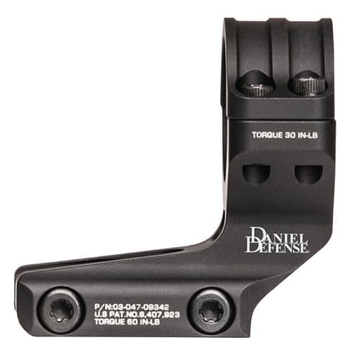 Daniel Defense 03-047-07195 Optics Mount 1-Pc Base & Ring Combo for Aimpoint E3 Single 30mm Black Hard Coat Anodized Finish Daniel Defense 03-047-07195 Optics Mount 1-Pc Base & Ring Combo for Aimpoint E3 Single 30mm Black Hard Coat Anodized Finish