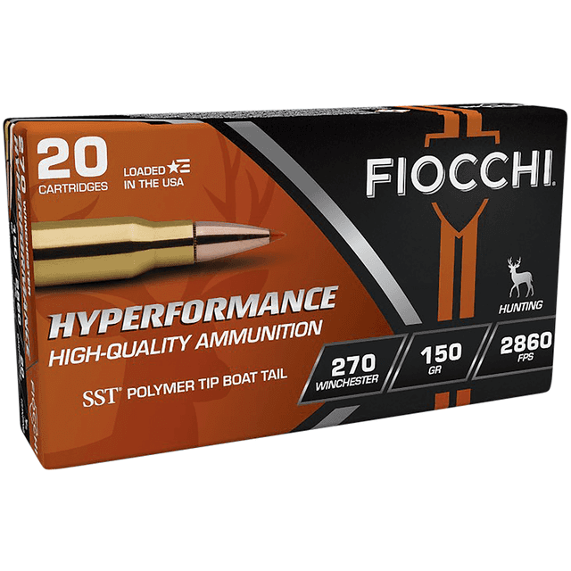 Fiocchi 270HSB Extrema 270 Win 150 gr SST Polymer Tip BT 20 Bx/ 10 Cs Fiocchi 270HSB Extrema 270 Win 150 gr SST Polymer Tip BT 20 Bx/ 10 Cs