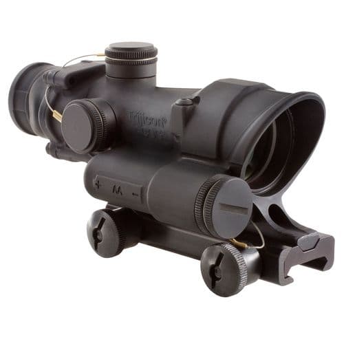 Trijicon 100394 ACOG 4x 32mm Obj 36.8 ft @ 100 yds FOV Black Matte Finish Illuminated Red Horseshoe Dot 223 w/TA51 Mount Trijicon 100394 ACOG 4x 32mm Obj 36.8 ft @ 100 yds FOV Black Matte Finish Illuminated Red Horseshoe Dot 223 w/TA51 Mount