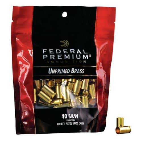 Federal PH40UPB100 Gold Medal 40 S&W Brass 100 Federal PH40UPB100 Gold Medal 40 S&W Brass 100