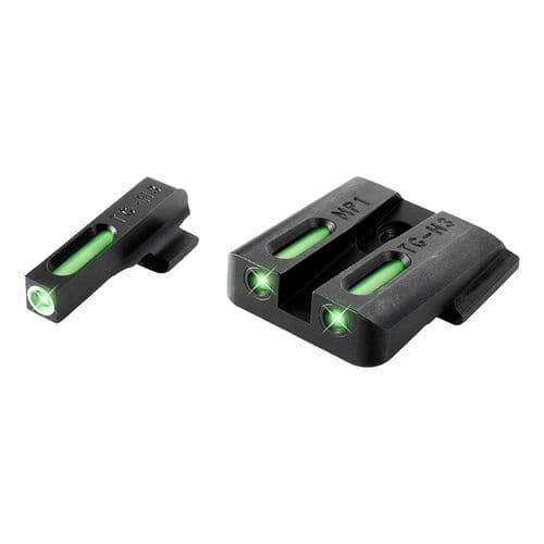 Truglo TG13MP1A Brite-Site TFX Day/Night Sights S&W M&P Tritium/Fiber Optic Green w/White Outline Front Green Rear Black Truglo TG13MP1A Brite-Site TFX Day/Night Sights S&W M&P Tritium/Fiber Optic Green w/White Outline Front Green Rear Black