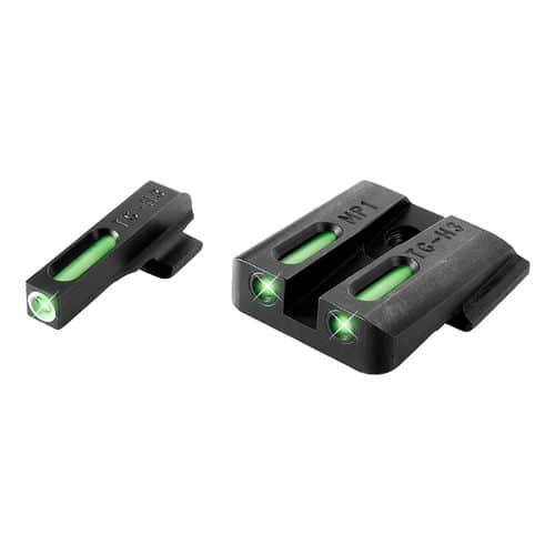 Truglo TG13MP1A Brite-Site TFX Day/Night Sights S&W M&P Tritium/Fiber Optic Green w/White Outline Front Green Rear Black Truglo TG13MP1A Brite-Site TFX Day/Night Sights S&W M&P Tritium/Fiber Optic Green w/White Outline Front Green Rear Black