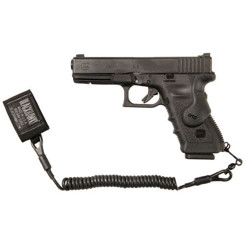 Blackhawk 90TPL2BK Tactical Pistol Lanyard with Swivel Coiled Wire Black Blackhawk 90TPL2BK Tactical Pistol Lanyard with Swivel Coiled Wire Black