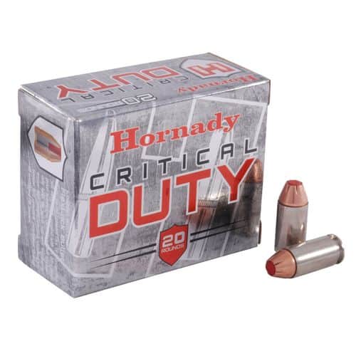 Hornady Critical Duty .40 S&W 175 Grain FlexLock Defensive Ammo 20 Round Box Hornady Critical Duty .40 S&W 175 Grain FlexLock Defensive Ammo 20 Round Box