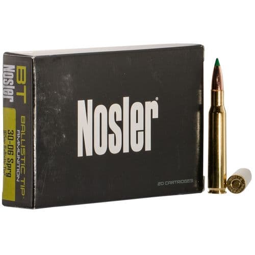 Nosler 40043 Ballistic Tip Hunting 30-06 Springfield 165 gr Ballistic Tip 20 Bx/ 10 Cs Nosler 40043 Ballistic Tip Hunting 30-06 Springfield 165 gr Ballistic Tip 20 Bx/ 10 Cs