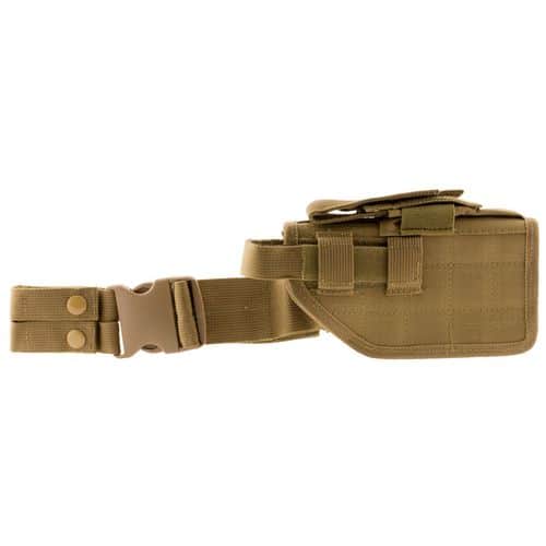 NCStar Drop Leg Universal Semi-Auto Handgun PVC Fabric Tan NCStar Drop Leg Universal Semi-Auto Handgun PVC Fabric Tan