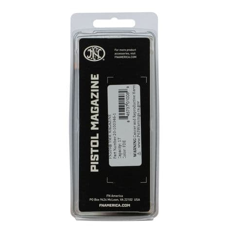 FN 201003461 509 9mm Luger 17rd Black/FDE Detachable FN 201003461 509 9mm Luger 17rd Black/FDE Detachable