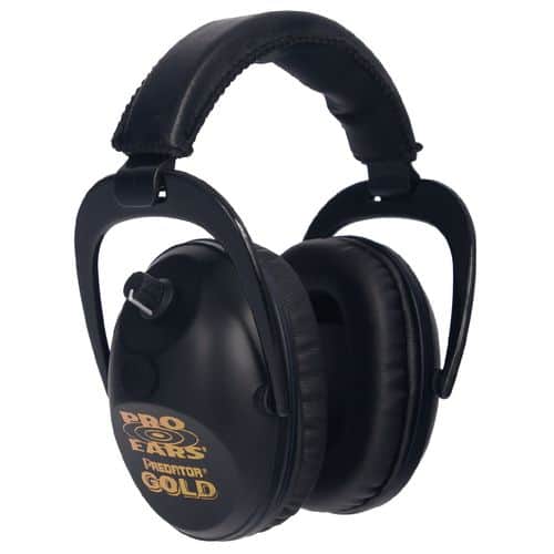 Pro Ears GSP300BLK Predator Gold Electronic Earmuff 26 dB Black Pro Ears GSP300BLK Predator Gold Electronic Earmuff 26 dB Black