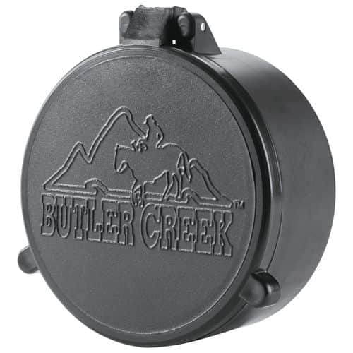 Butler Creek 30250 Flip-Open Scope Cover Objective Lens 45.70mm Slip On Polymer Black Butler Creek 30250 Flip-Open Scope Cover Objective Lens 45.70mm Slip On Polymer Black