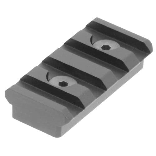 UTG Pro MTURS04S KeyMod Picatinny Rail Section 1-Piece 4 Slot Black Hard Coat Anodized Finish UTG Pro MTURS04S KeyMod Picatinny Rail Section 1-Piece 4 Slot Black Hard Coat Anodized Finish