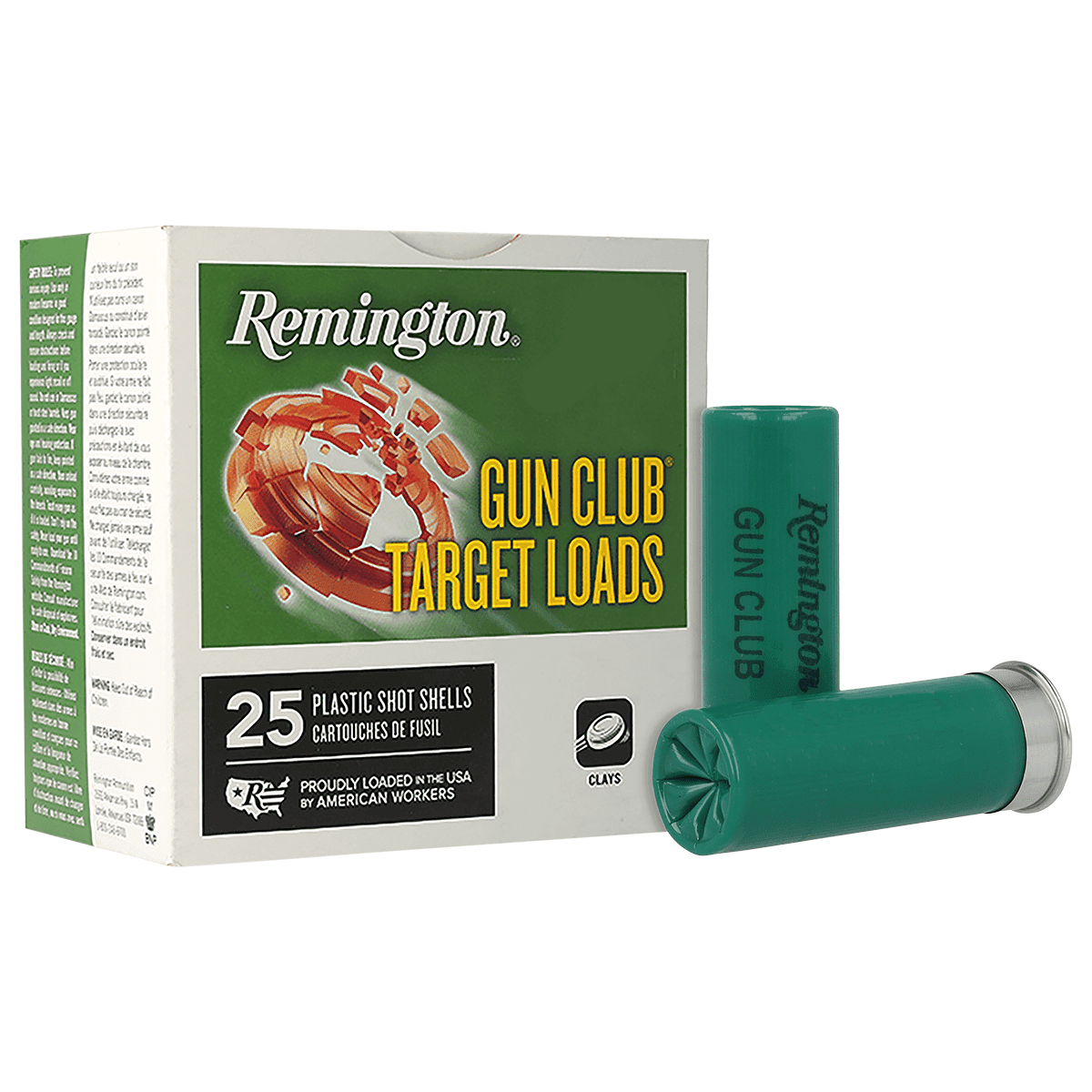 Remington Ammunition 20244 Gun Club 12 Gauge 2.75" 1 1/8 oz 7.5 Shot 25 Per Box Remington Ammunition 20244 Gun Club 12 Gauge 2.75" 1 1/8 oz 7.5 Shot 25 Per Box