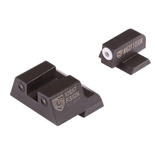 Night Fision CNK027003WGZ Night Sight Set Square Century Canik TP9SF/TP9SF Elite/TP9SA Green Tritium w/White Outline Black Night Fision CNK027003WGZ Night Sight Set Square Century Canik TP9SF/TP9SF Elite/TP9SA Green Tritium w/White Outline Black