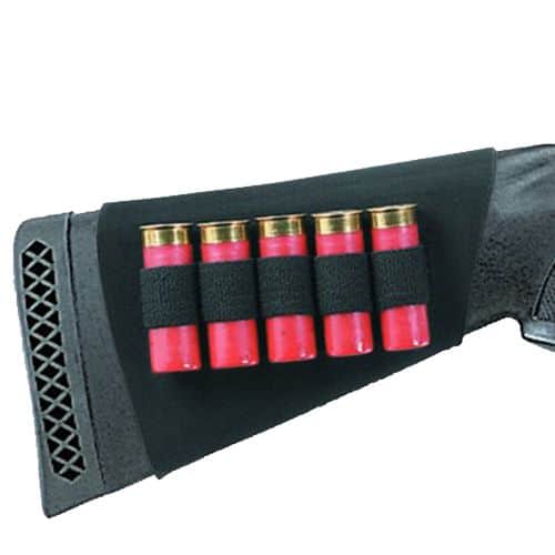 Uncle Mikes 88493 Buttstock Shell Holder Shotgun 5 Rounds Black Neoprene Uncle Mikes 88493 Buttstock Shell Holder Shotgun 5 Rounds Black Neoprene