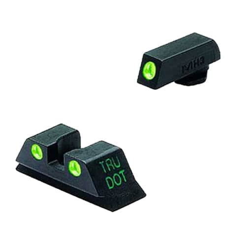 Meprolight ML10224 Tru-Dot Night Sight Set fits Glock 17/19/22/23/31-35/37/38 Tritium Green Front/Rear Black Meprolight ML10224 Tru-Dot Night Sight Set fits Glock 17/19/22/23/31-35/37/38 Tritium Green Front/Rear Black