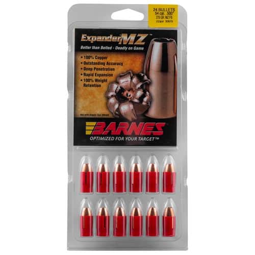 Barnes Bullets 30679 Expander MZ 54 Black Powder 275 GR 24 Barnes Bullets 30679 Expander MZ 54 Black Powder 275 GR 24