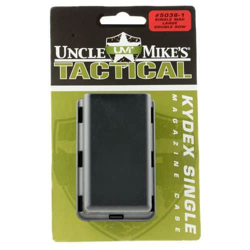 Uncle Mikes 50361 Kydex Single 10mm/45ACP Double Stack Kydex Black Uncle Mikes 50361 Kydex Single 10mm/45ACP Double Stack Kydex Black