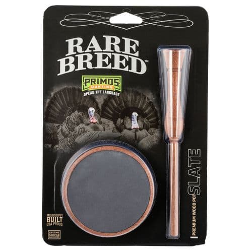 Primos PS2904 Rare Breed Wood Grain Wild Turkey Hand Slate Pot Call Primos PS2904 Rare Breed Wood Grain Wild Turkey Hand Slate Pot Call