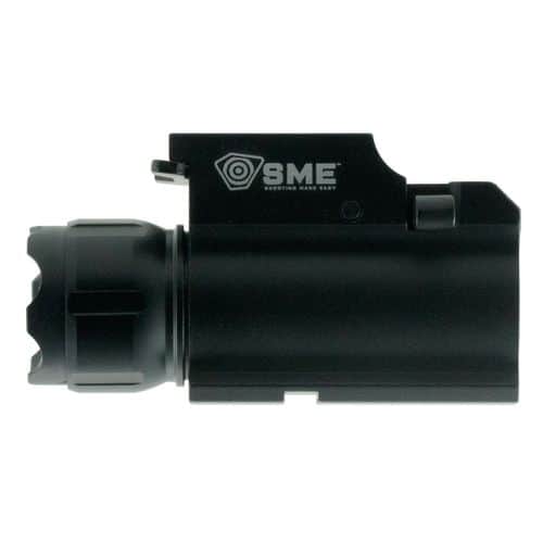 SME SMEWL Tactical Handgun Light Rail Mount White Cree LED 250 Lumens CR123 Battery Black Aluminum SME SMEWL Tactical Handgun Light Rail Mount White Cree LED 250 Lumens CR123 Battery Black Aluminum