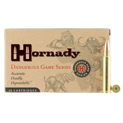 Hornady 82322 Dangerous Game 375 H&H Mag 300 gr Dangerous Game Solid 20 Bx/ 6 Cs Hornady 82322 Dangerous Game 375 H&H Mag 300 gr Dangerous Game Solid 20 Bx/ 6 Cs