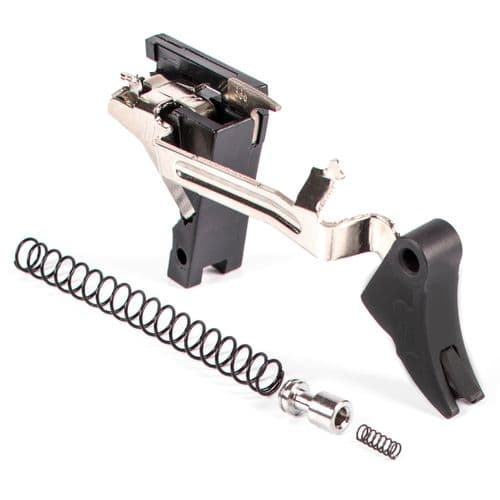 ZEV CFTPRODRP3G9BB Pro Trigger Drop-In Kit with Black Safety Compatible with Glock 17, 17L, 19, 26, 34 Gen 1-3 Curved ZEV CFTPRODRP3G9BB Pro Trigger Drop-In Kit with Black Safety Compatible with Glock 17, 17L, 19, 26, 34 Gen 1-3 Curved