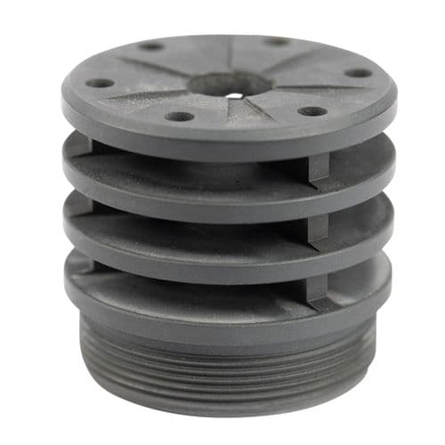 SilencerCo AC2081 Bravo Anchor Brake 458 Caliber Black Aluminum SilencerCo AC2081 Bravo Anchor Brake 458 Caliber Black Aluminum