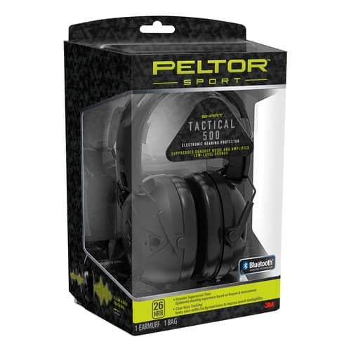Peltor Tactical 500 Sport Earmuffs, 26 dB Over the Head Adult - TAC500OTH Peltor Tactical 500 Sport Earmuffs, 26 dB Over the Head Adult - TAC500OTH