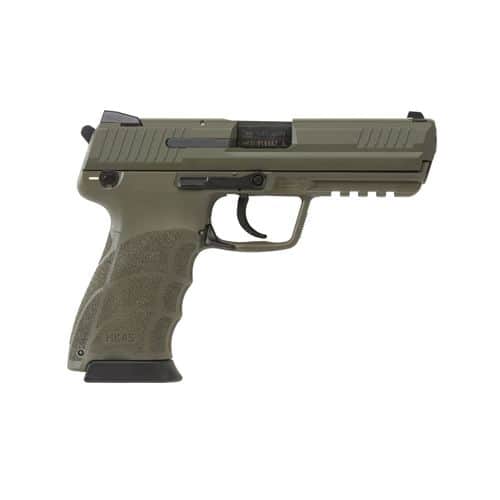 HK HK45 V1 DA/SA .45 ACP Handgun 2-10 Round Magazines Green frame and Slide (Display Model Reduced Price) HK HK45 V1 DA/SA .45 ACP Handgun 2-10 Round Magazines Green frame and Slide (Display Model Reduced Price)